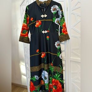 Alice of California vintage floral dress